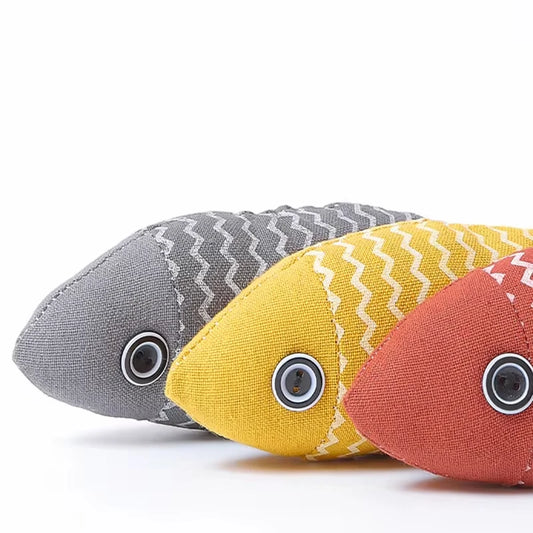 Organic Cat Nip Toxic Free Cat Toy, Cute Fish Design