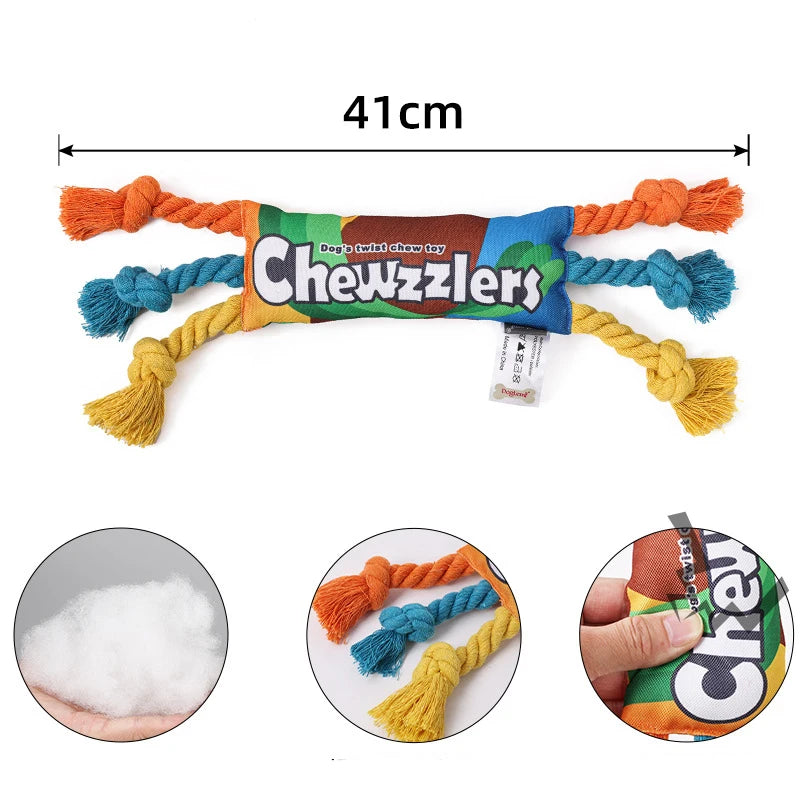 ChewZlers Non-Toxic Durable Dog Chew Rope 